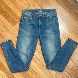 Mother skinny jeans. The Charmer Lost and Found.